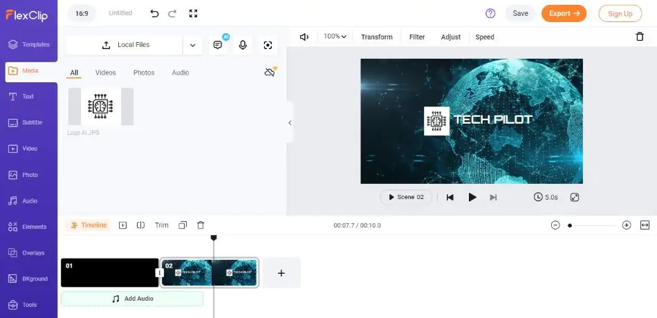 FlexClip screenshot #1