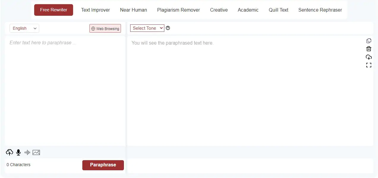 ParaphrasingTool.ai screenshot #2