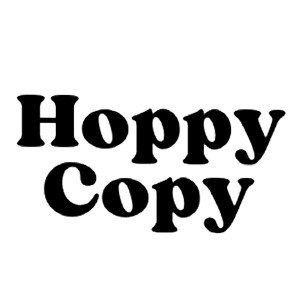 Hoppy Copy  Logo