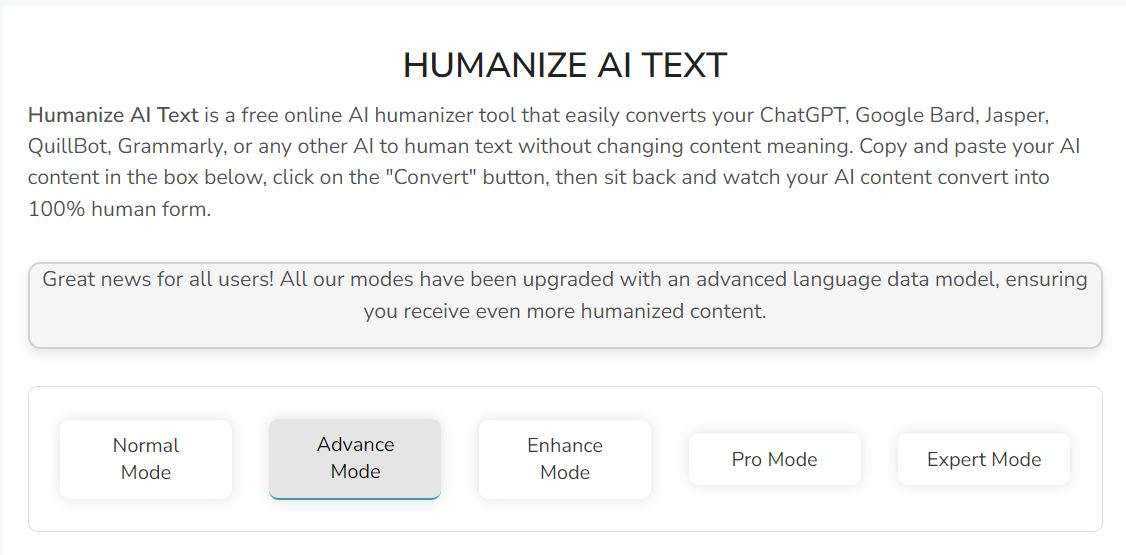 Humanize AI Text screenshot #1