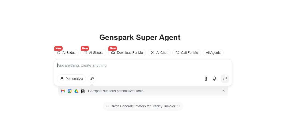 GenSpark AI Super Agent screenshot #3