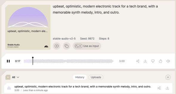 Stable Audio 2.5 screenshot #3