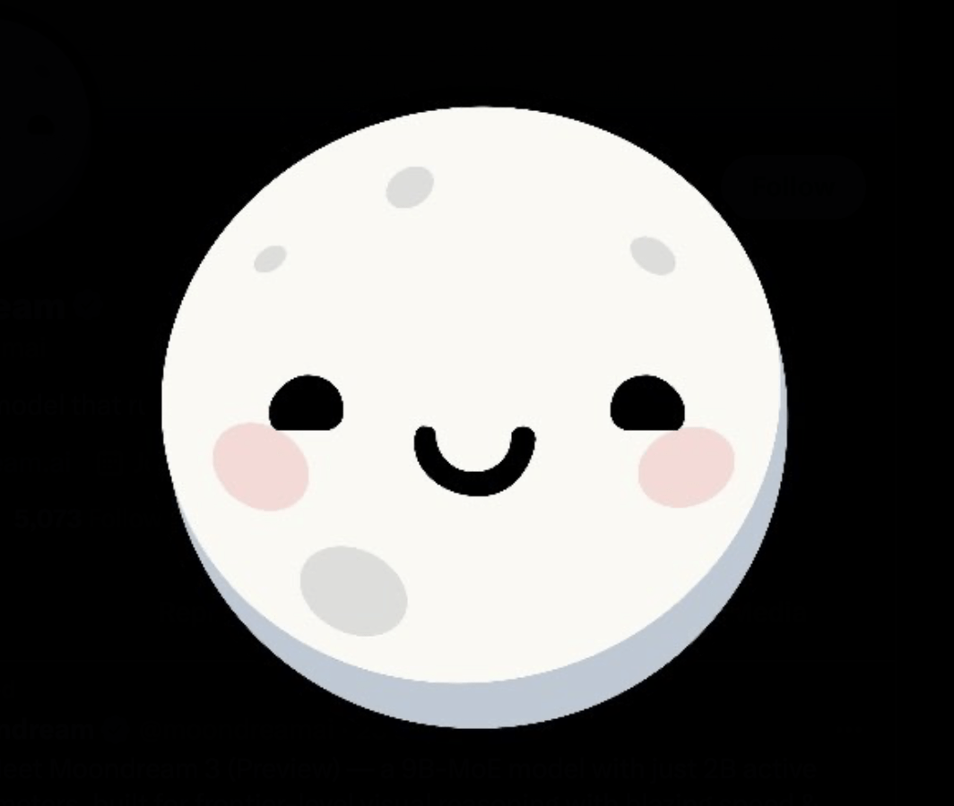 Moondream 3 logo