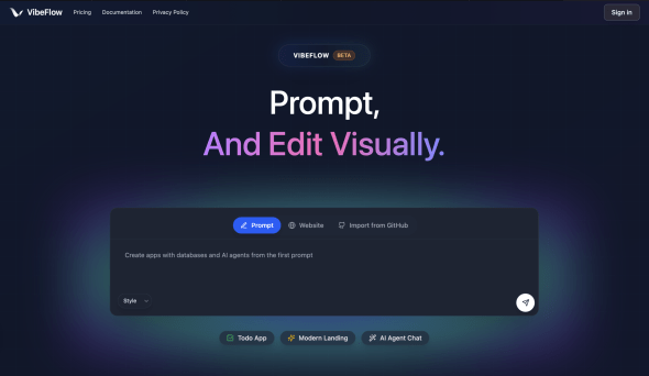 VibeFlow screenshot #1