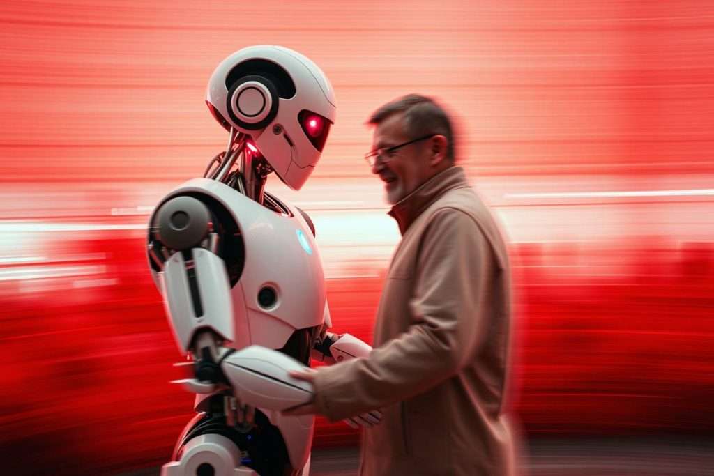 Humanoid-Robot-Helping-Adult