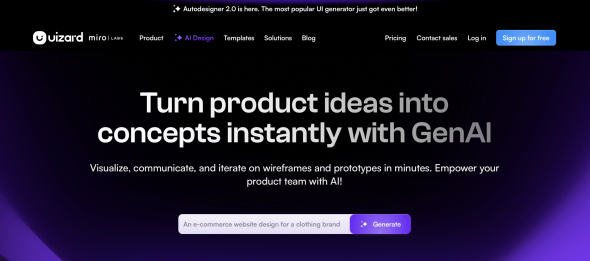 Uizard screenshot #1