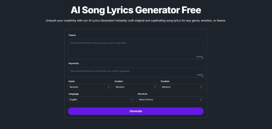 AI Song Maker screenshot #1