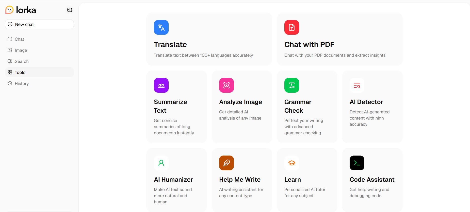 Lorka AI screenshot #1