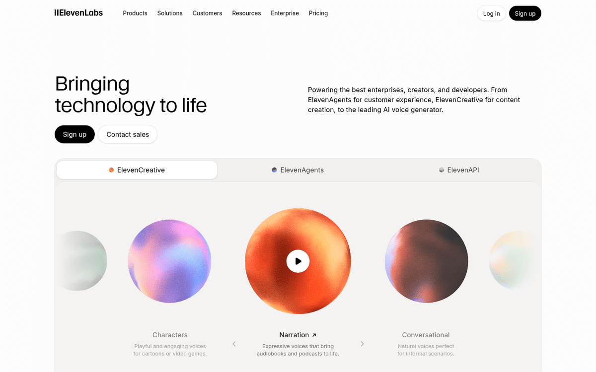 ElevenLabs screenshot #1